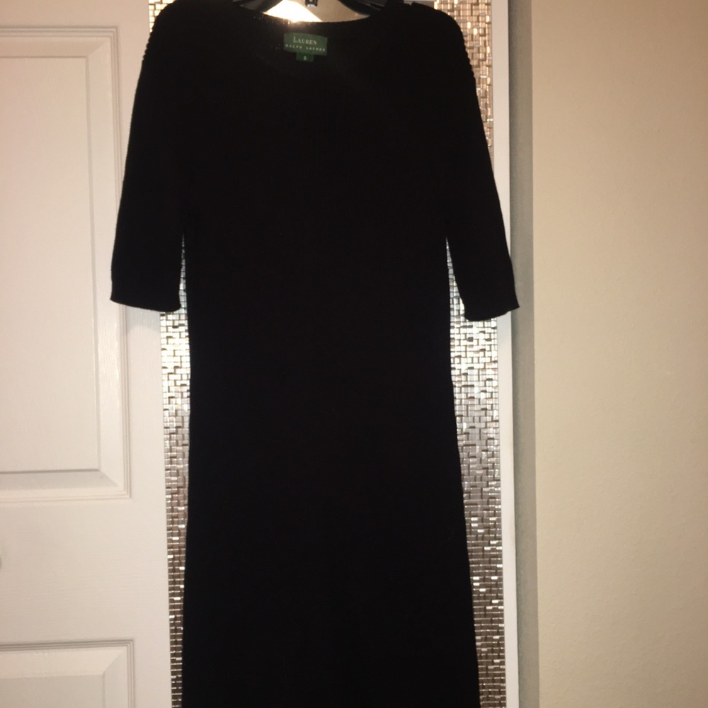 black cotton dress